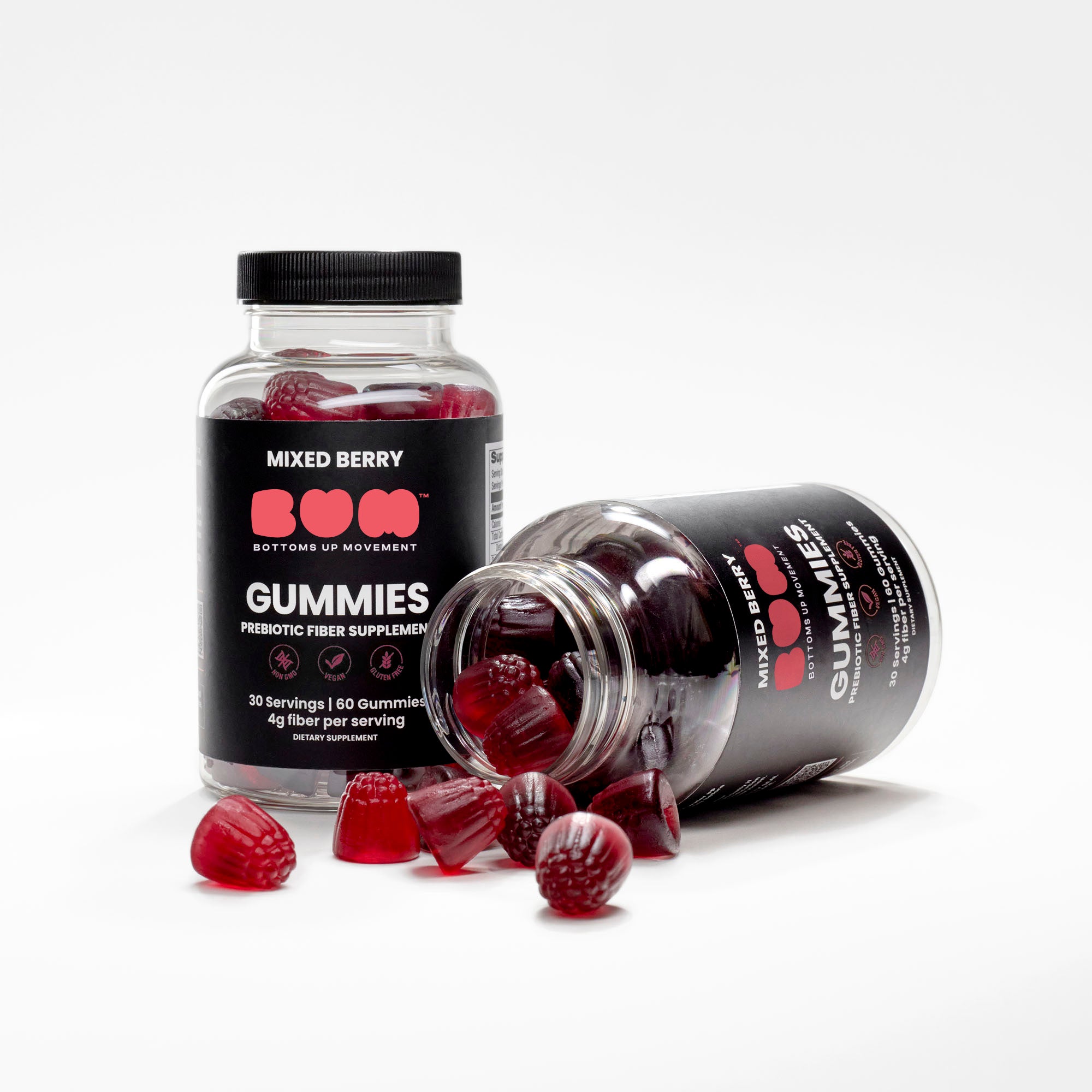 BUM Fiber Bundle, Discounted Gummies & Cleanse, Psyllium Husk Powder With Inulin Prebiotic