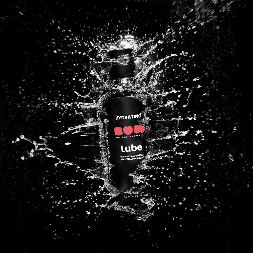 BUM Water Based Lube, Hydrating Personal Lubricant With Organic Aloe, 4oz