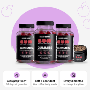 The Bottom Box: Gummies + Scrub