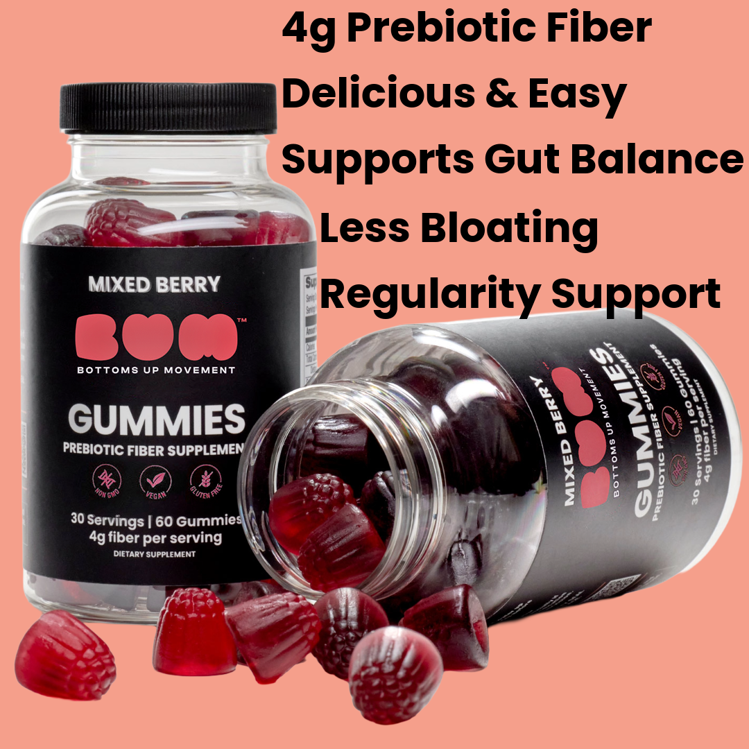 BUM Fiber Bundle, Discounted Gummies & Cleanse, Psyllium Husk Powder With Inulin Prebiotic