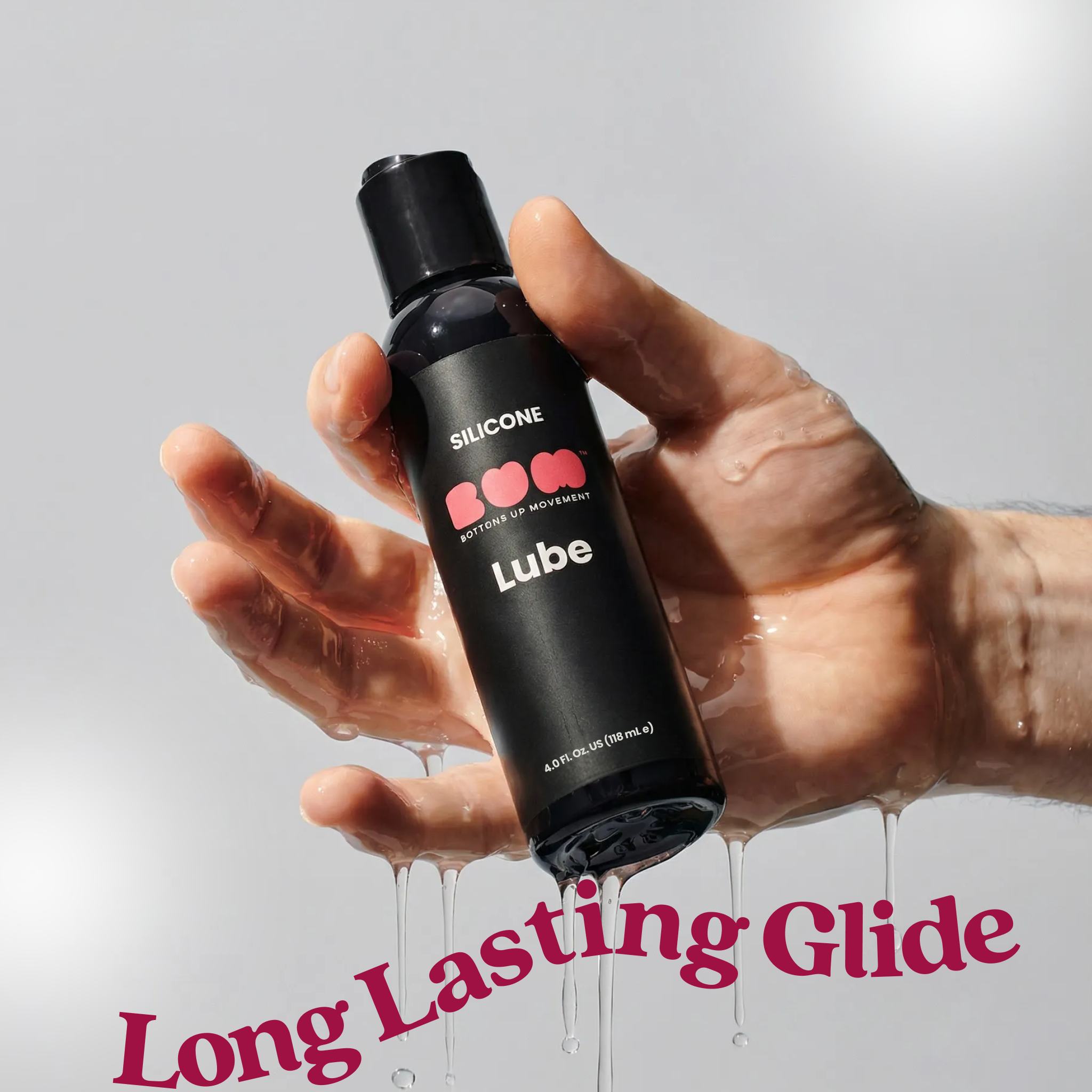Silicone-Based Personal Lubricant, 4oz (BUM) Bottoms Up Movement Silicone-Based Personal Lubricant, 4oz (BUM) Bottoms Up Movement